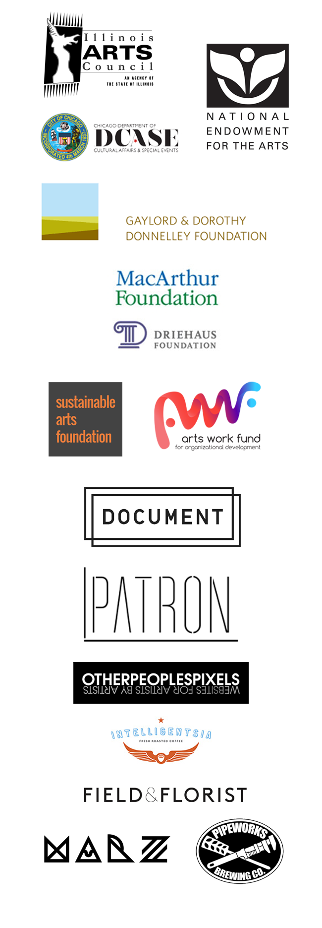 Collage of sponsor logos